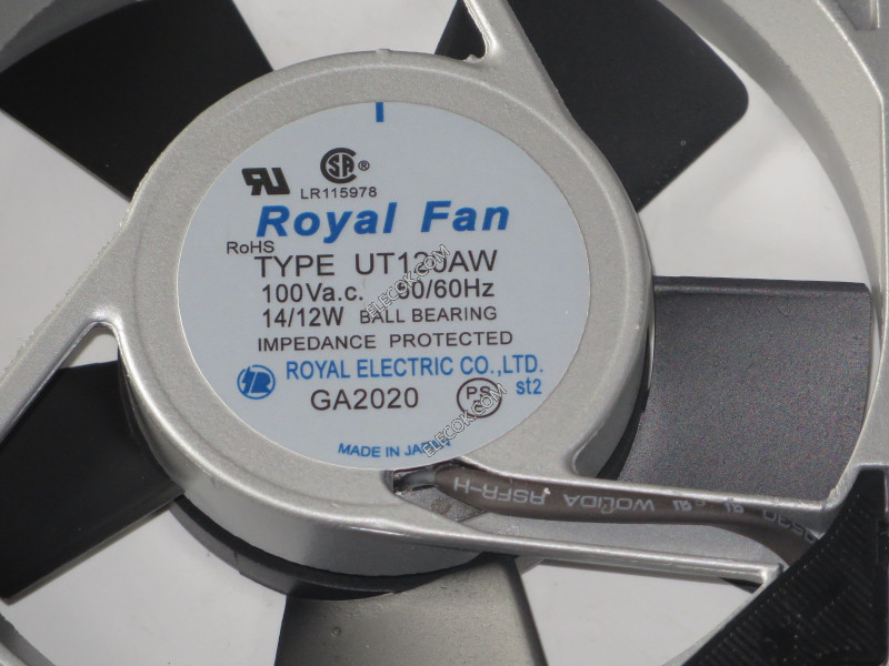 Royal UT120AW 100V 14/12W Cooling Fan