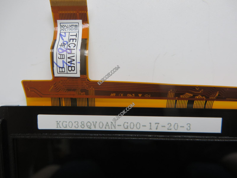 KG038QV0AN-G00 3,8" STN LCD Painel para Kyocera usado 