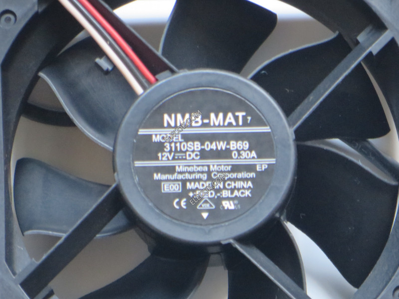 NMB Technologies 3110SB-04W-B69-E00 12V 0.30A 3 câbler Ventilateur 