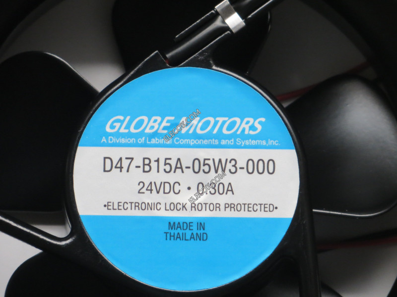 Globe Motors 12038 24V 0.30A D47-B15A-05W3-000 Motor Fan,Cooling Fan