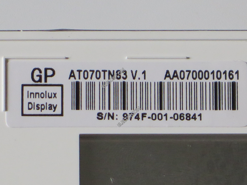 AT070TN83 V1 INNOLUX 7" LCD Panel without berøringsskærm 
