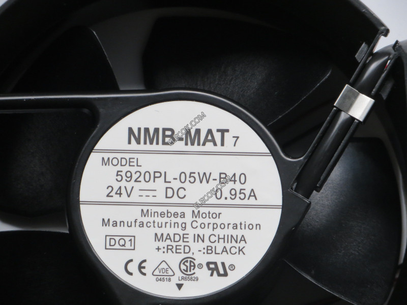 NMB 5920PL-05W-B40-DQ1 17251 24V 0,95A 2cable Ventilador nuevo 