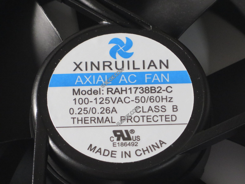 XINRUILIAN RAH1738B2-C 100/125V 0,25/0,26A lüfter Renoviert 