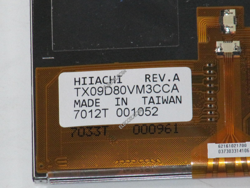 TX09D80VM3CCA 3.5" a-Si TFT-LCD にとってHITACHI 中古品