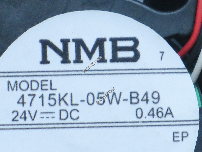 NMB FAN 4715KL-05W-B49-E00 12038 24V 0.46A 3wires 