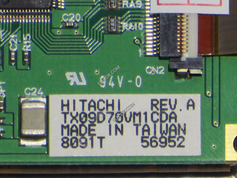 TX09D70VM1CDA 3,5" a-Si TFT-LCD Panneau pour HITACHI without verre tactile 