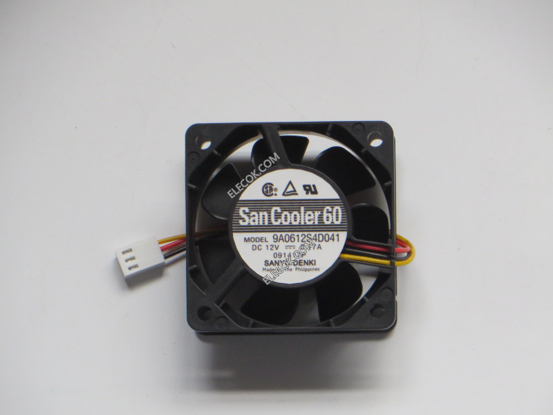 SANYO 9A0612S4D041 12V 0.17A 3 Wires Cooling Fan