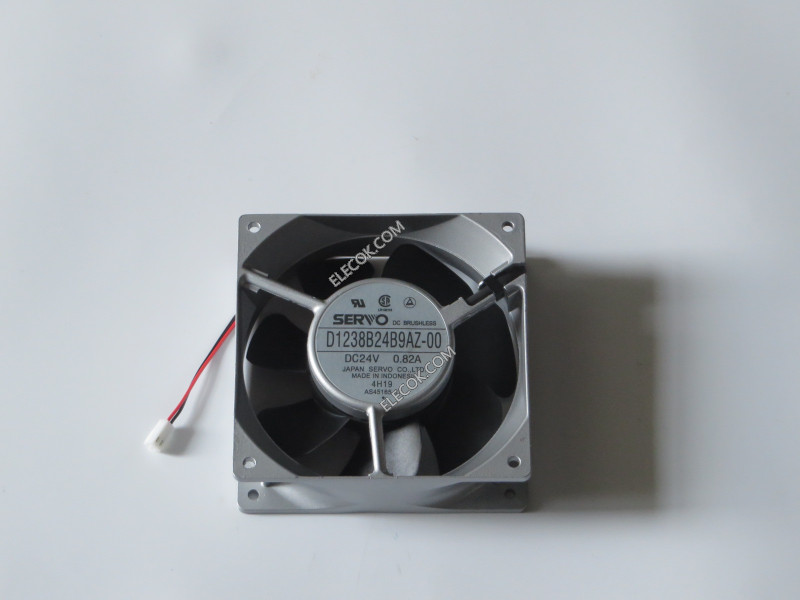 SERVO D1238B24B9AZ-00 24V 0.82A 2wires cooling fan  refurbishment