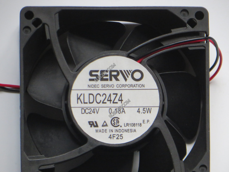 SERVO KLDC24Z4 24V 0.18A 4.5W 2wires Cooling Fan