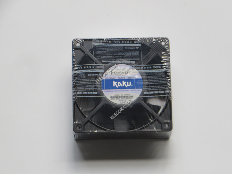 KAKU KA1238HA2 220-240V 50/60HZ 0.13/0.11A 냉각 팬 와 ball 베어링 Terminal plug 