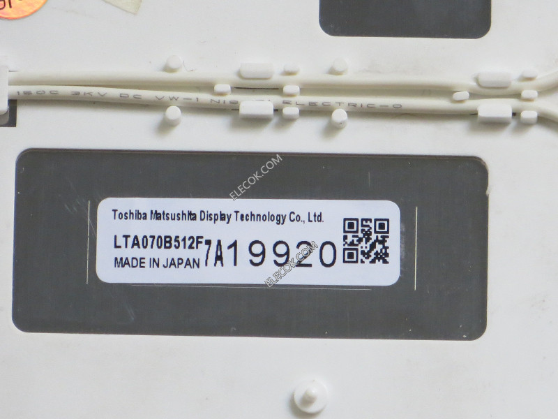 LTA070B512F 7.0" LCD スクリーンにとってToshiba Matsushita とタッチスクリーン