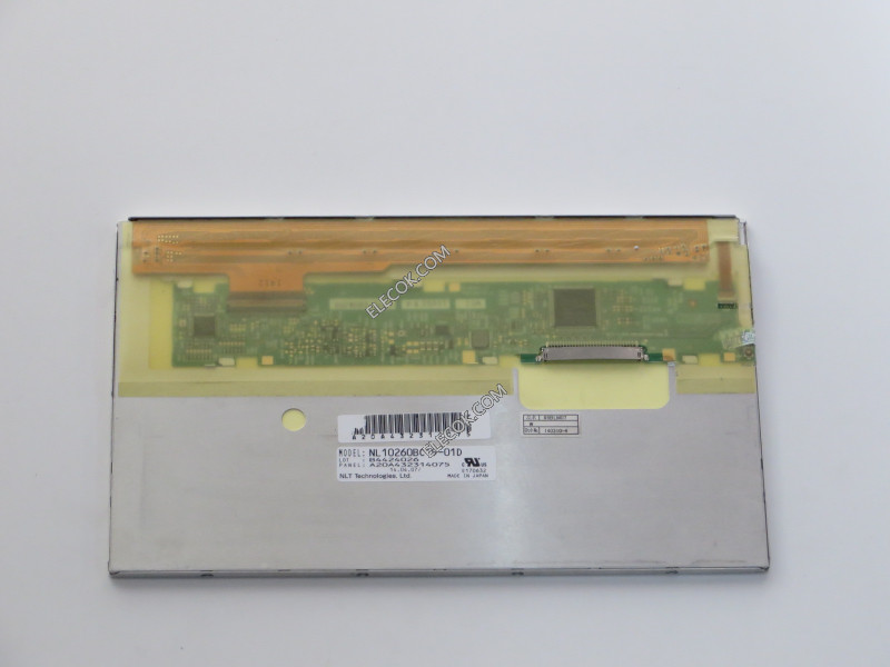 NL10260BC19-01D 8,9" a-Si TFT-LCD Paneel voor NEC gebruikt 