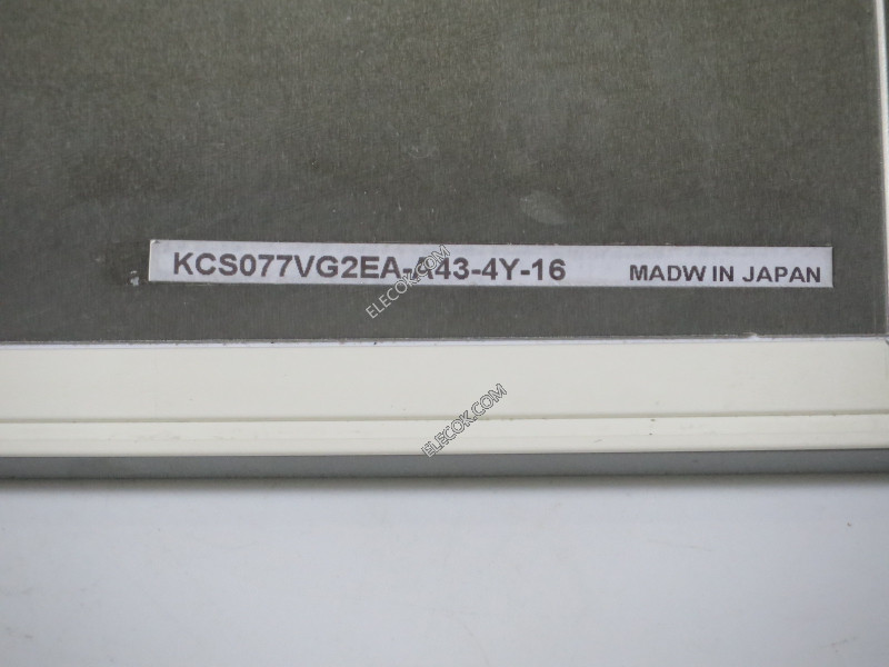 KCS077VG2EA-A43 Kyocera 7,7" LCD Painel usado 
