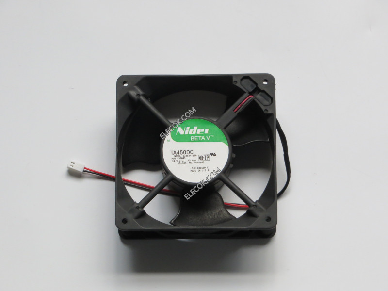 Nidec TA450DC B33534-16A 24V 0.45A 2선 냉각 팬 