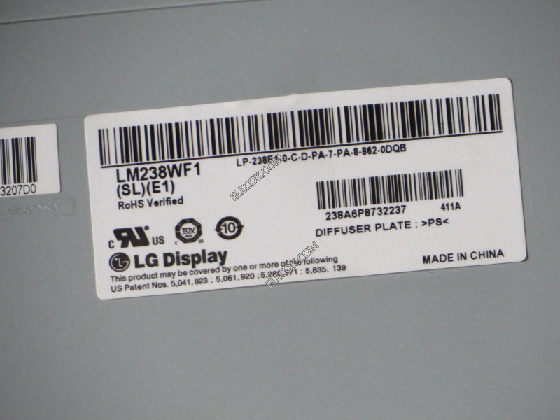 LM238WF1-SLE1 23.8" a-Si TFT-LCD パネルにとってLG 表示画面在庫新品