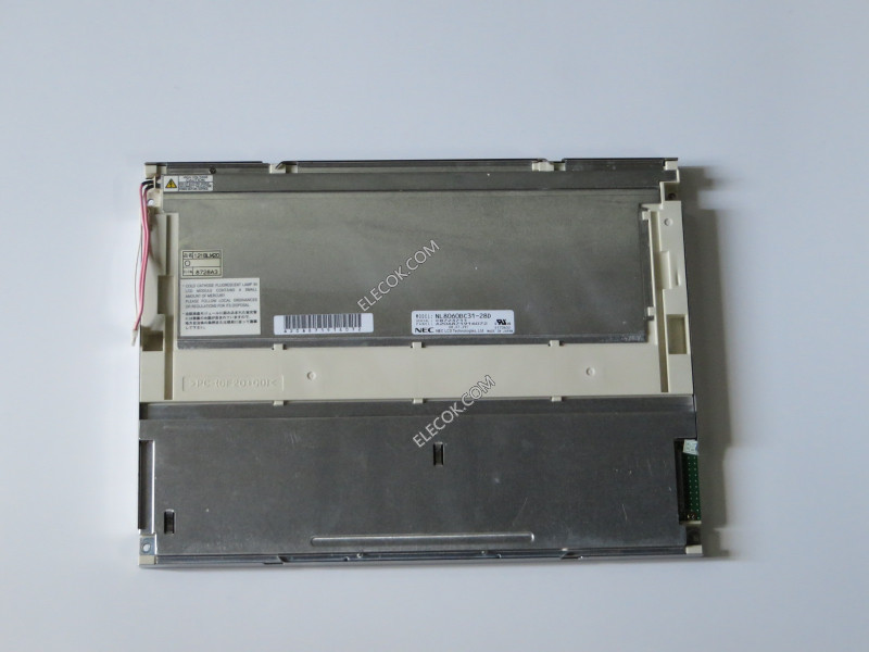 NL8060BC31-28D 12,1" a-Si TFT-LCD Panneau pour NEC 