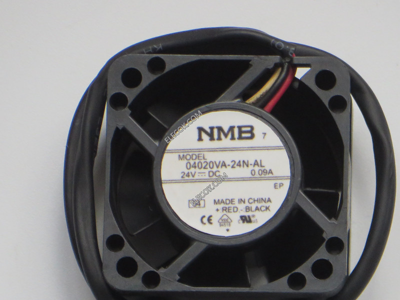 NMB Technologies 04020VA-24N-AL 24V 0,09A 3 ledninger DC Vifte 
