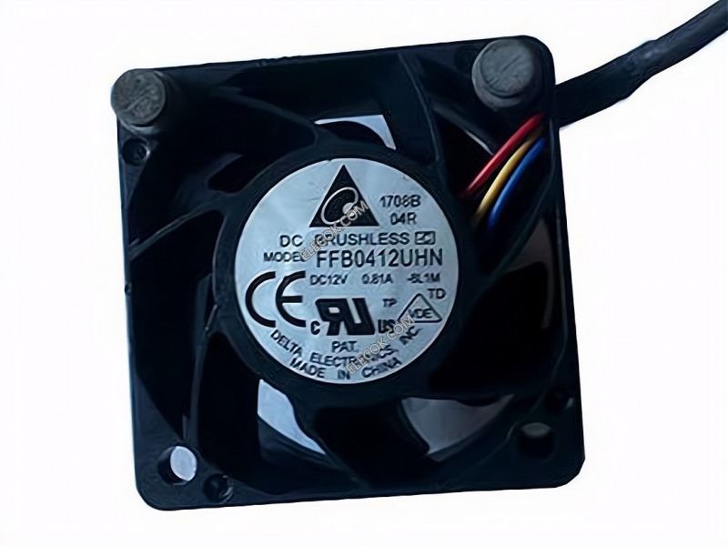 DELTA FFB0412UHN 12V 0,81A 4wires Cooling Fan 
