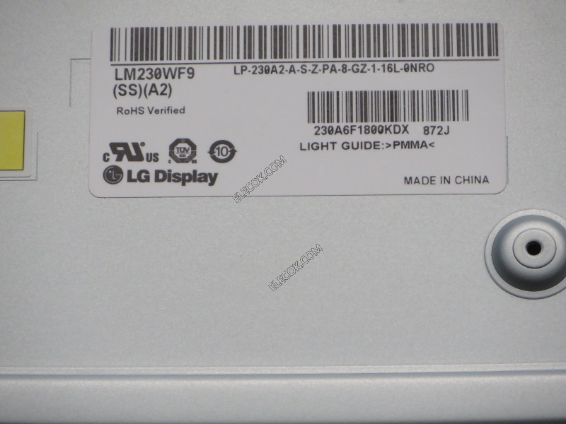 LM230WF9-SSA2 23" 1920×1080 LCD Panel dla LG Display 