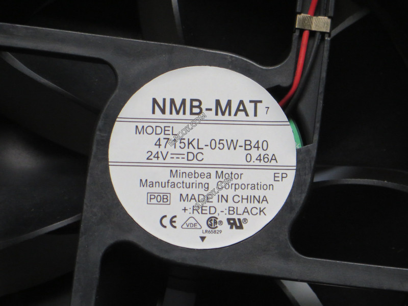 NMB 4715KL-05W-B40 12038 fan 24V 0,46A 2wires Dual Ball 