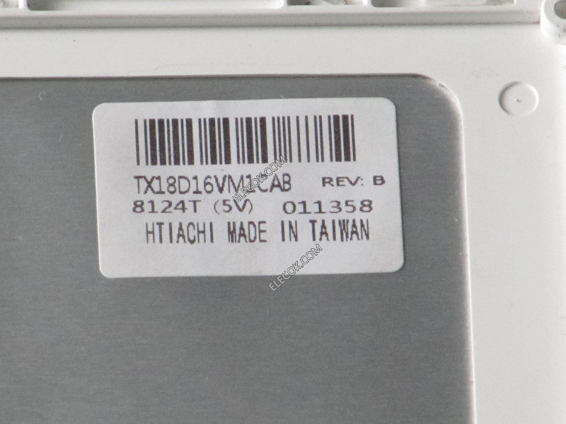TX18D16VM1CAB 7.0" a-Si TFT-LCD Panel för HITACHI Used och Original 