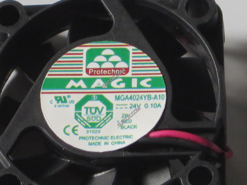 MAGIC MGA4024YB-A10 24V 0.10A 2 ledninger kjølevifte 