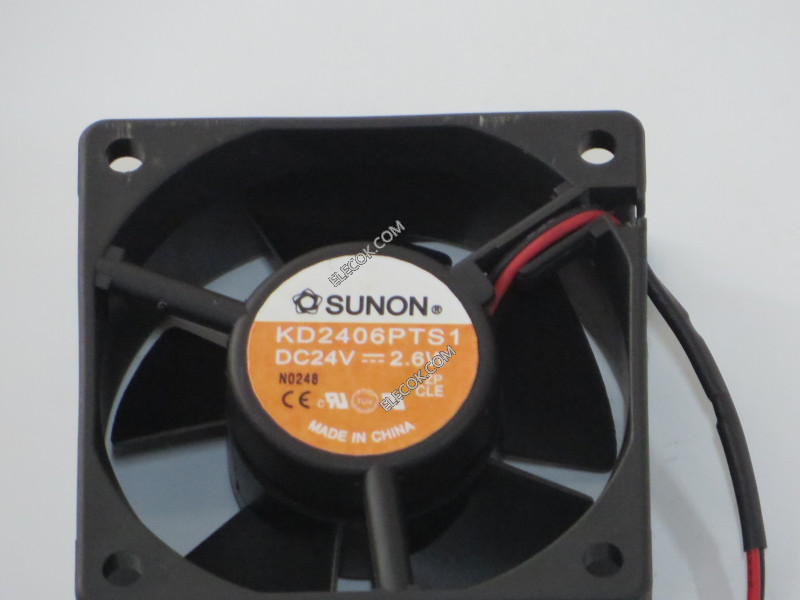 SUNON KD2406PTS1 24V 2.6W 2線冷却ファン