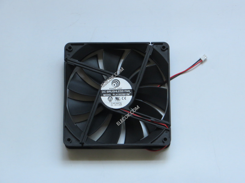 Power Logic PLA13525B12M Server-Square Fan PLA13525B12M  12V   0.40A   2wires Cooling Fan