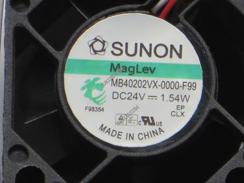 SUNON MB40202VX-0000-F99 24V 1,54W 3wires cooling fan replace 