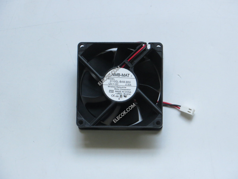 NMB 3110GL-B4W-B50 12V 0,3A 2wires Cooling Fan 
