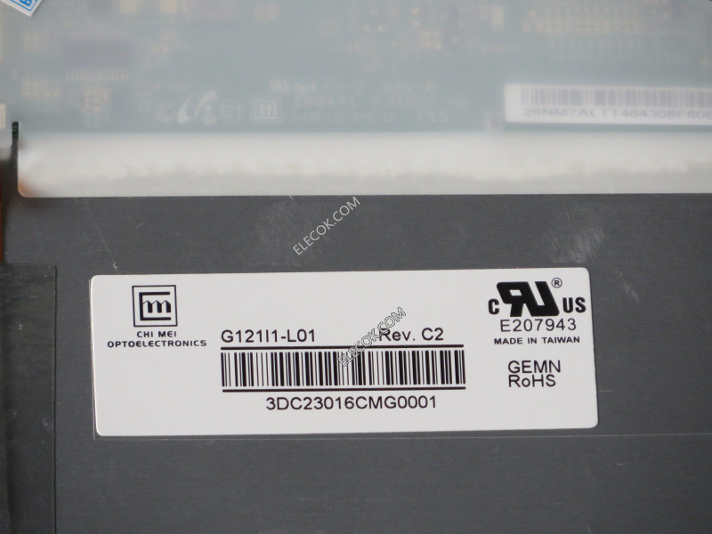 G121I1-L01 12,1" a-Si TFT-LCD Panel dla CMO used 