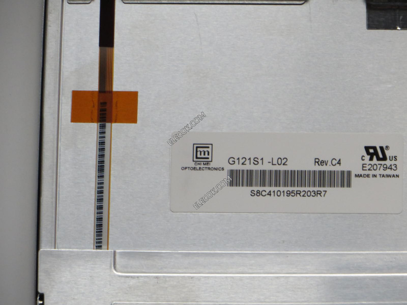 G121S1-L02 12,1" a-Si TFT-LCD Panel para CMO ，used 