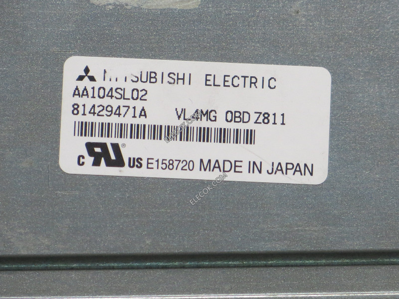 AA104SL02 10,4" a-Si TFT-LCD Panel för Mitsubishi used without pekskärm 