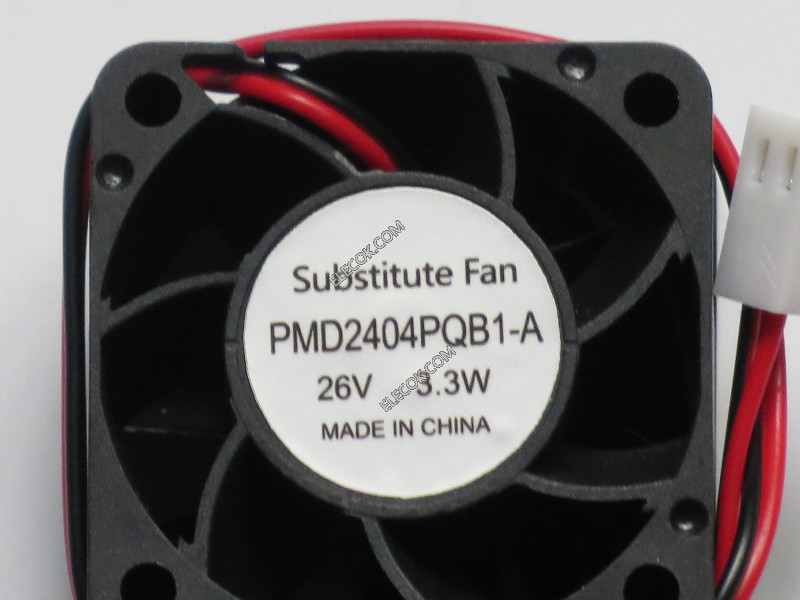 SUNON PMD2404PQB1-A (2).B2639.GN.156 26V 3.3W 2wires Cooling Fan, substitute