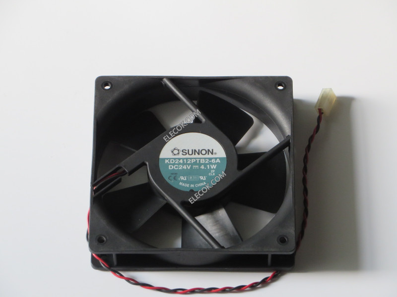 SUNON KD2412PTB2-6A 24V 4.1W 2wires Cooling Fan