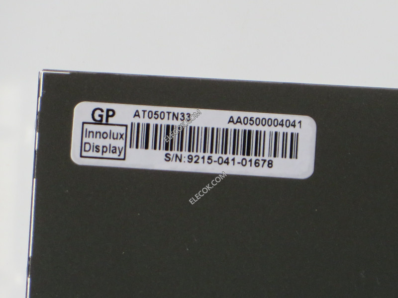 AT050TN33 Innolux 5" LCD Panel För MP4 GPS 
