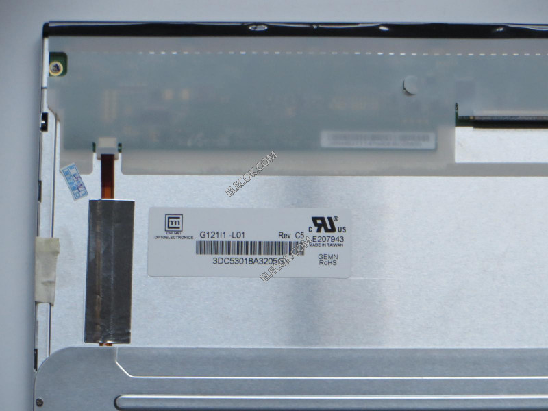 G121I1-L01 12,1" a-Si TFT-LCD Panel för CMO Inventory New 