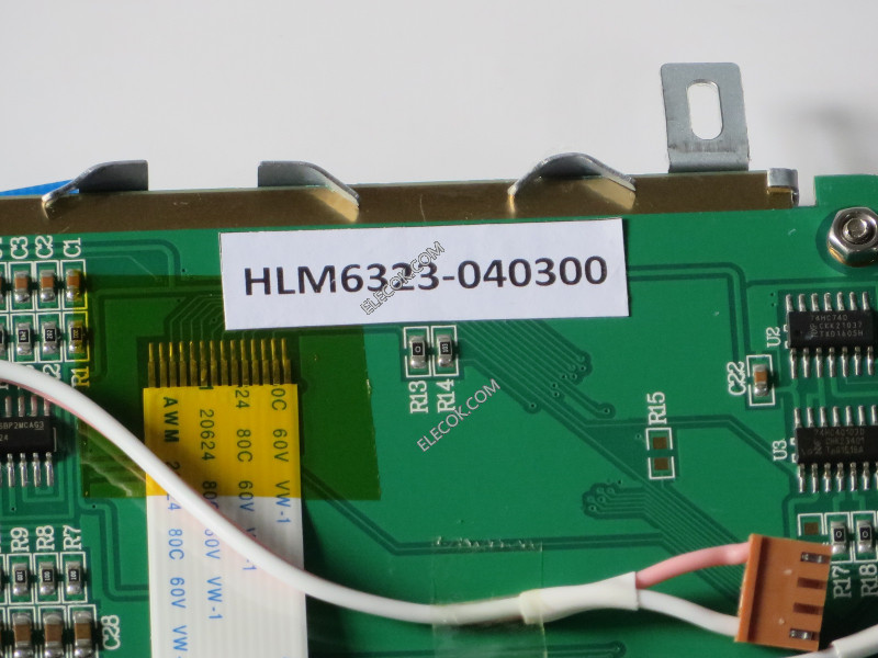 HOSIDEN HLM6323-040300 LCD Replace Preto Film 