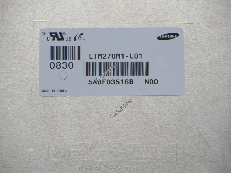 LTM270M1-L01 27.0" a-Si TFT-LCD パネルにとってSAMSUNG 