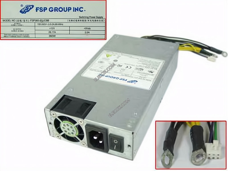 FSP Group Inc FSP360-20UCBB Server - Power Supply 360W, FSP360-20UCBB,Used