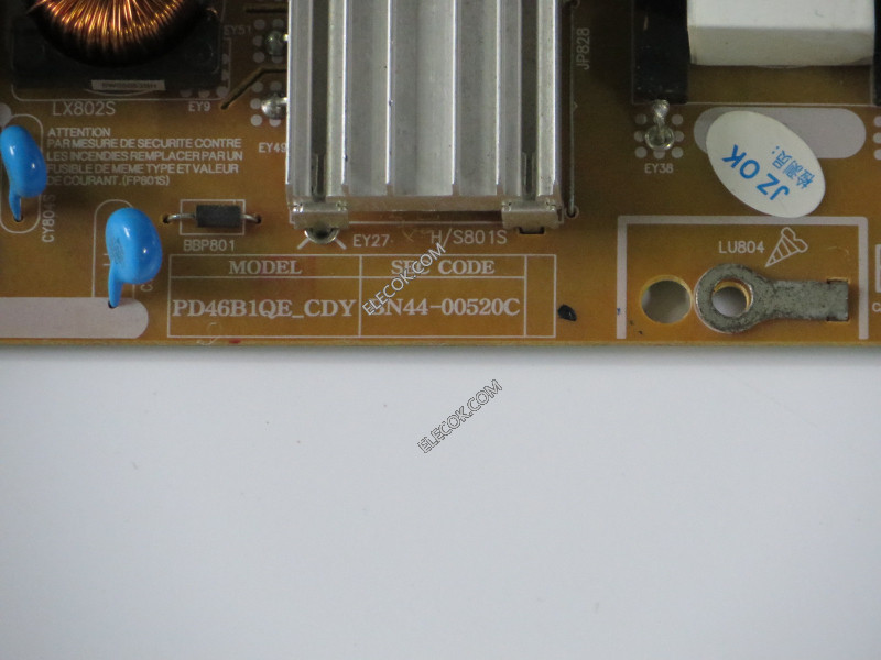 PD46B1QE_CDY Samsung carte de puissance BN44-00520C usagé 