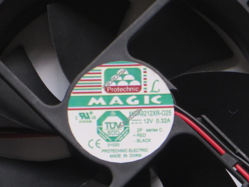 MAGIC MGA9212XR-O25 12V 0,32A 2 câbler ventilateur 