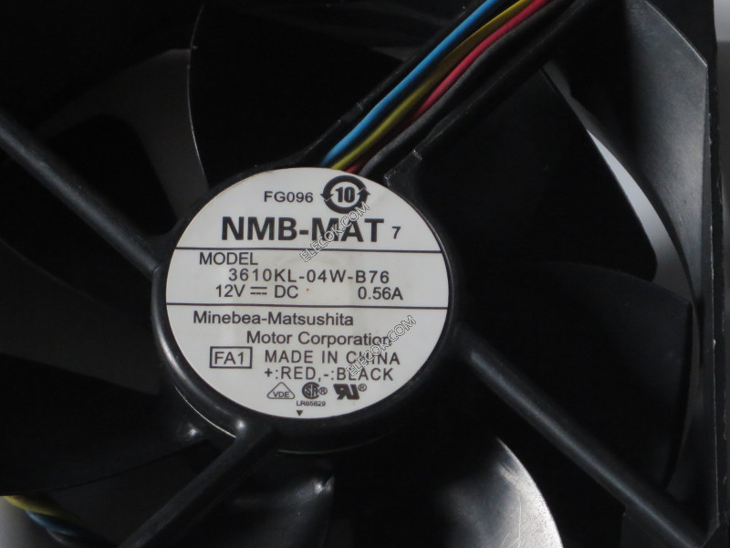 NMB 3610KL-04W-B76 12V 0.56A fan