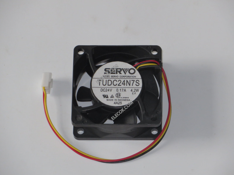 SERVO TUDC24N7S 24V 0.17A 4.2W 3wires cooling fan