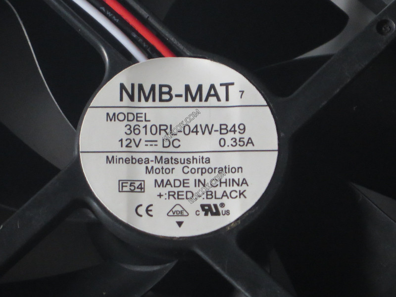 NMB 3610RL-04W-B49 12V 0,35A 3wires cooling fan 