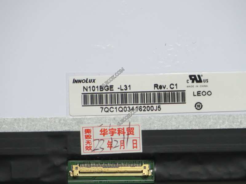 N101BGE-L31 10,1" a-Si TFT-LCD Platte für INNOLUX 