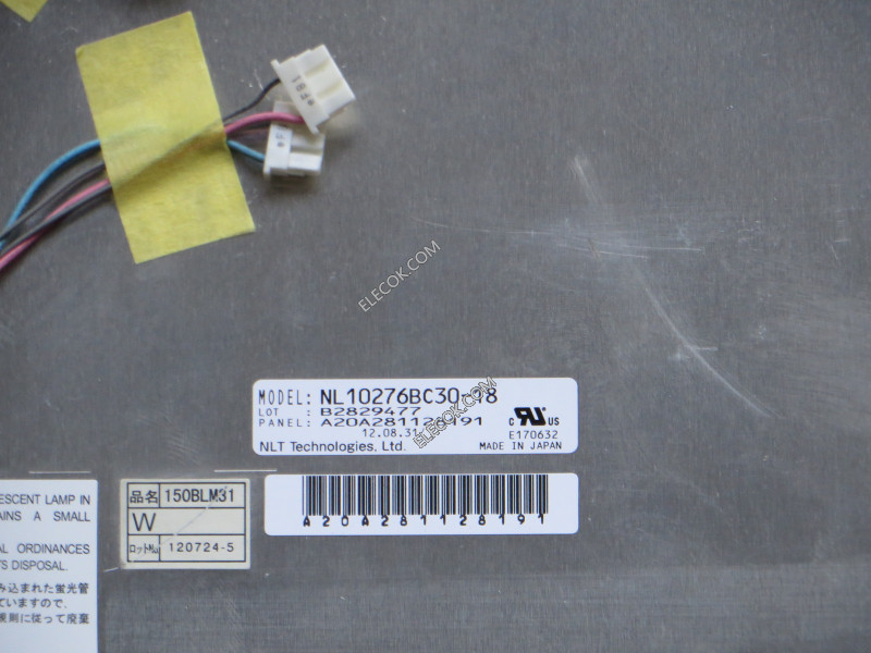 NL10276BC30-18 15.0" a-Si TFT-LCD Platte für NEC 
