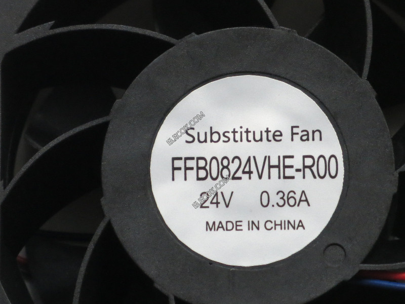 DELTA FFB0824VHE-R00 24V 0,36A 3wires Cooling Fan substitute 