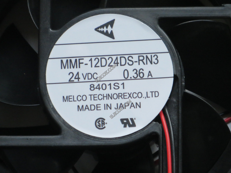 MitsubisHi MMF-12D24DS-RN3 24V 0,36A 2 kablar Cooling NEW 