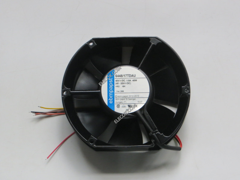 Ebmpapst 6448/17TDAU 48V 1.0A 48W 5wires Cooling Fan,Refurbished